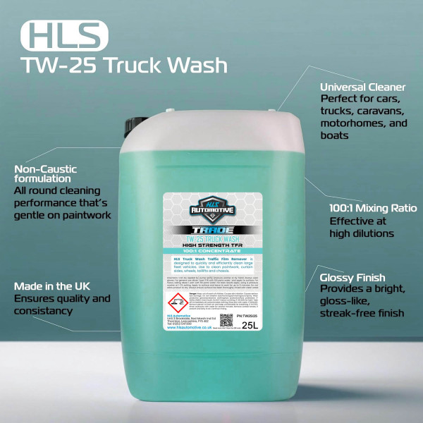 25L TW-25 - Truck Wash TFR Non-Caustic