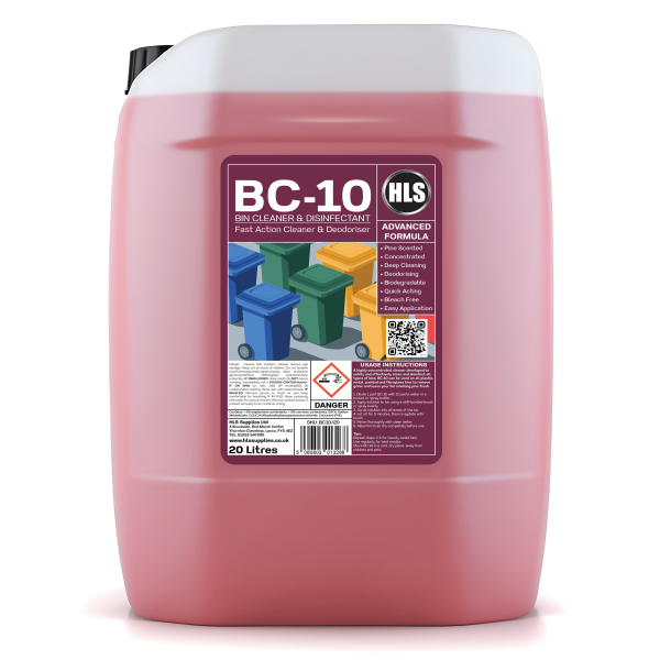 HLS BC-10 - Bin Cleaner & Disinfectant 20L HLS BC-10 - Bin Cleaner & Disinfectant 20L