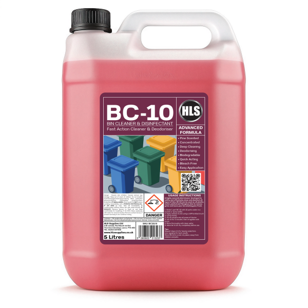 HLS BC-10 - Bin Cleaner & Disinfectant 5L HLS BC-10 - Bin Cleaner & Disinfectant 5L