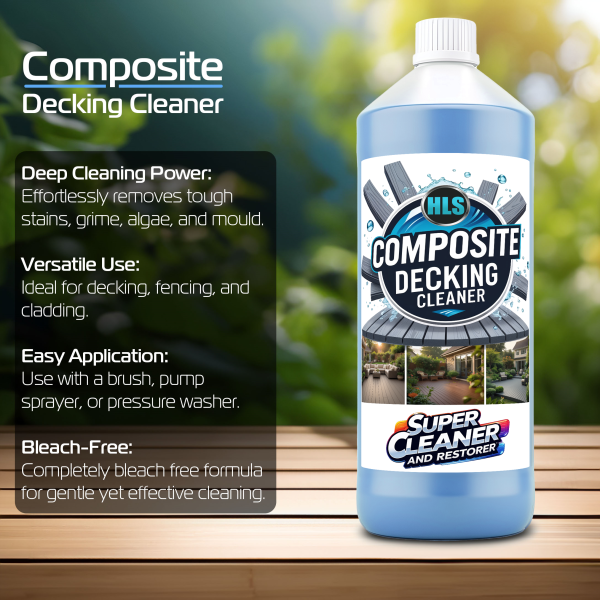 HLS Composite Decking Cleaner - Cleaner & Restorer 1L