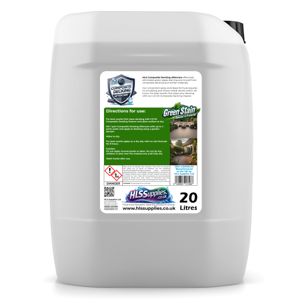 HLS Composite Decking Aftercare - Green Stain Remover & Protector 20L