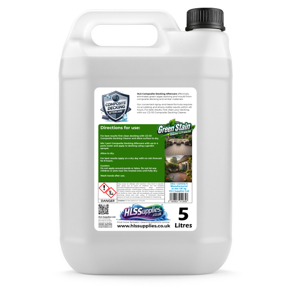 HLS Composite Decking Aftercare - Green Stain Remover & Protector 5L