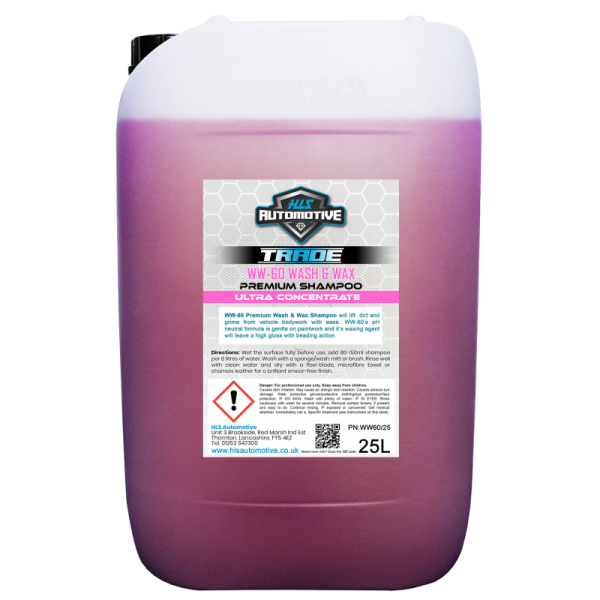 25L WW-60 Wash & Wax - Premium Car S...