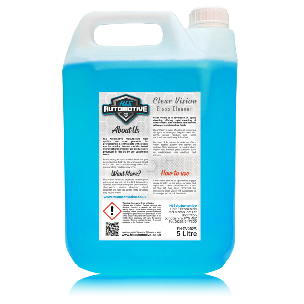 5L Clear Vision - Glass Cleaner