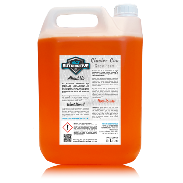 5L Glacier Goo Snow Foam (Cherry) - Premium Pre-Wash